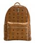 MCM（エムシーエム）の古着「スターク ヴィセトス クラシック バックパック スモール」｜ブラウン