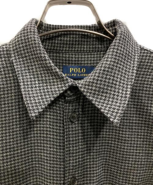 POLO RALPH LAUREN（ポロ・ラルフローレン）POLO RALPH LAUREN (ポロ・ラルフローレン) シャツワンピース グレー サイズ:4の古着・服飾アイテム