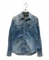RRL（ダブルアールエル）の古着「デニムウエスタンシャツ」｜ブルー