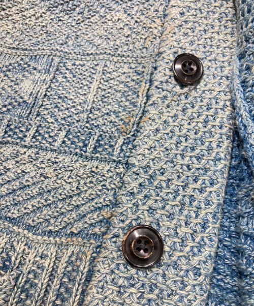 RRL（ダブルアールエル）RRL (ダブルアールエル) インディゴコットンショールカラーカーディガン ブルー サイズ:SIZE XSの古着・服飾アイテム