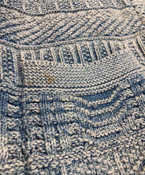 RRL（ダブルアールエル）RRL (ダブルアールエル) インディゴコットンショールカラーカーディガン ブルー サイズ:SIZE XSの古着・服飾アイテム