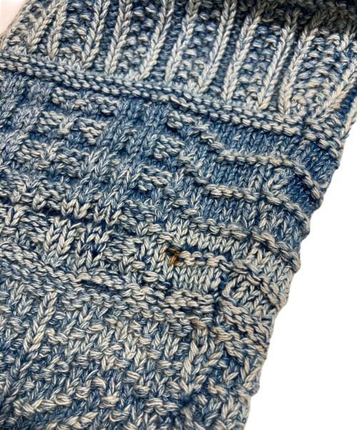 RRL（ダブルアールエル）RRL (ダブルアールエル) インディゴコットンショールカラーカーディガン ブルー サイズ:SIZE XSの古着・服飾アイテム