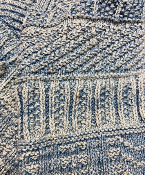 RRL（ダブルアールエル）RRL (ダブルアールエル) インディゴコットンショールカラーカーディガン ブルー サイズ:SIZE XSの古着・服飾アイテム