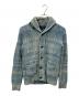 RRL（ダブルアールエル）の古着「インディゴコットンショールカラーカーディガン」｜ブルー