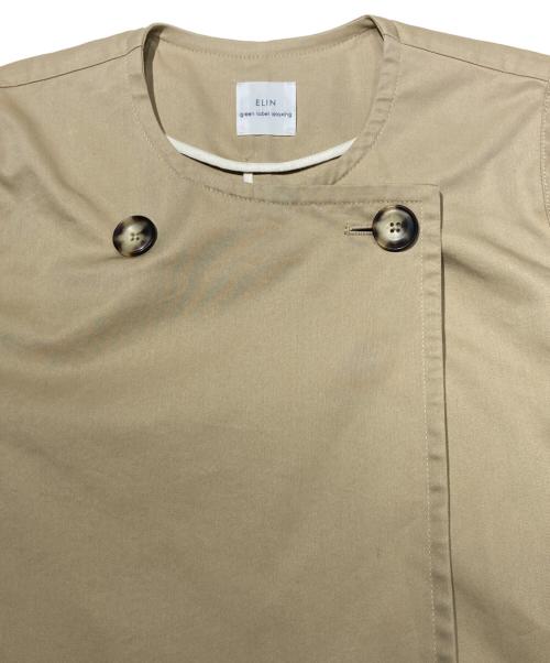 ELIN（エリン）ELIN (エリン) トレンチコート ベージュ サイズ:表記なしの古着・服飾アイテム