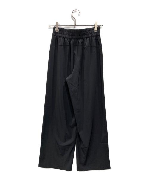 LULULEMON（ルルレモン）LULULEMON (ルルレモン) フロントプリーツ ハイライズワイドレッグパンツ ブラック サイズ:Sの古着・服飾アイテム