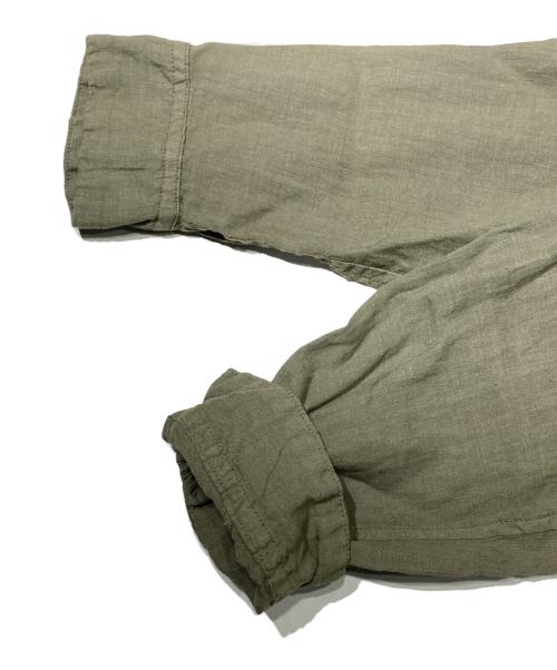 nest Robe（ネストローブ）nest Robe (ネストローブ) リネンシャツワンピース グリーン サイズ:Fの古着・服飾アイテム
