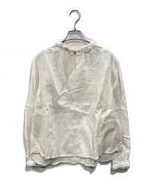 LOISIR（ロワズィール）の古着「リネンブラウス」｜ホワイト