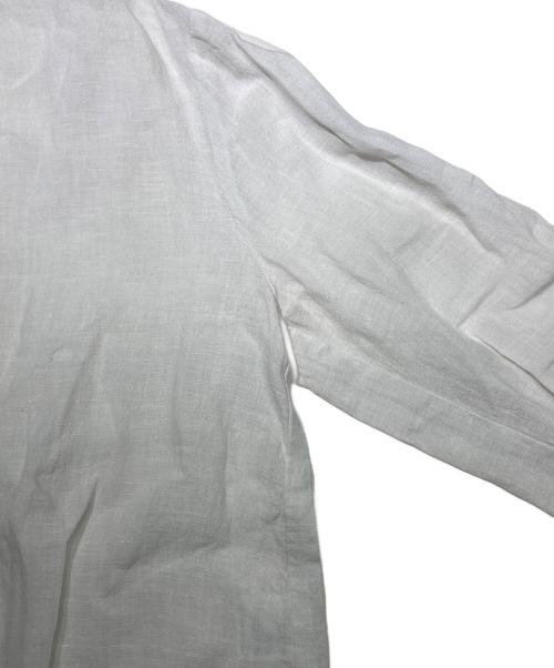 LOISIR（ロワズィール）LOISIR (ロワズィール) リネンブラウス ホワイト サイズ:表記なしの古着・服飾アイテム