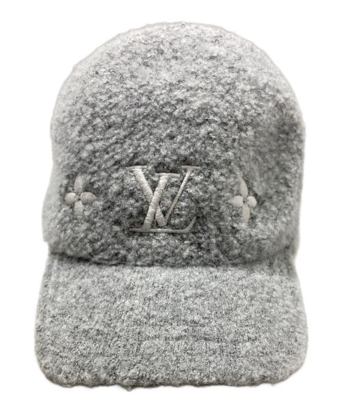 LOUIS VUITTON（ルイ ヴィトン）LOUIS VUITTON (ルイ ヴィトン) キャップ・ウールグラム グレーの古着・服飾アイテム