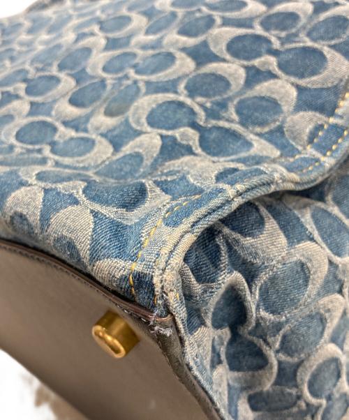 COACH（コーチ）COACH (コーチ) 2WAYショルダーバッグ ブルーの古着・服飾アイテム