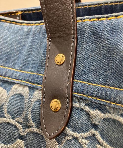 COACH（コーチ）COACH (コーチ) 2WAYショルダーバッグ ブルーの古着・服飾アイテム