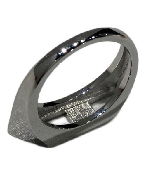 DIESEL（ディーゼル）DIESEL (ディーゼル) ロゴリング シルバー サイズ:US7（15号）の古着・服飾アイテム