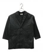 KAGUREカグレ）の古着「コットンテーラードジャケット」｜ブラック