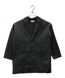 KAGURE（カグレ）の古着「コットンテーラードジャケット」｜ブラック