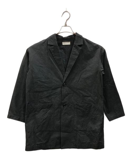 KAGURE（カグレ）kagure (カグレ) コットンテーラードジャケット ブラック サイズ:Freeの古着・服飾アイテム