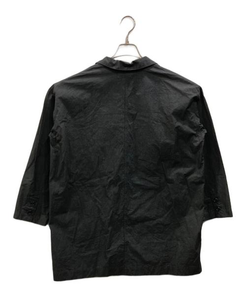 KAGURE（カグレ）kagure (カグレ) コットンテーラードジャケット ブラック サイズ:Freeの古着・服飾アイテム