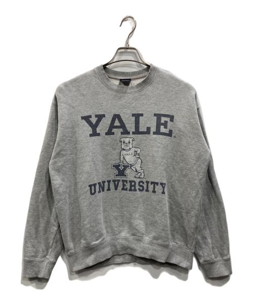 YALE（イェール）YALE (イェール) カレッジロゴスウェット グレー サイズ:Fの古着・服飾アイテム