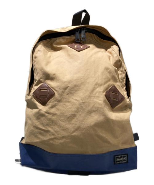 JUNYA WATANABE COMME des GARCONS MAN PINK（ジュンヤワタナベ コムデギャルソンマン ピンク）JUNYA WATANABE COMME des GARCONS MAN PINK (ジュンヤワタナベ コムデギャルソンマン ピンク) PORTER (ポーター) リュック ベージュの古着・服飾アイテム