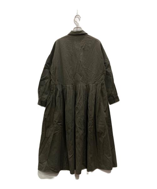 magali（マガリ）MAGALI (マガリ) コットンワンピース グリーン サイズ:freeの古着・服飾アイテム