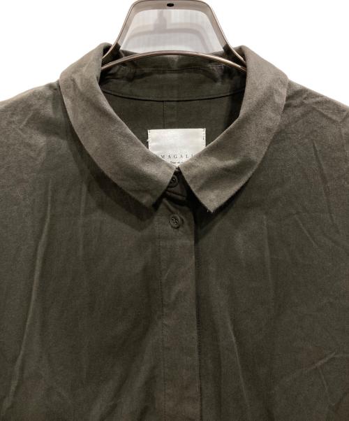magali（マガリ）MAGALI (マガリ) コットンワンピース グリーン サイズ:freeの古着・服飾アイテム
