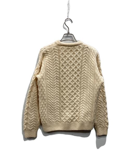 ARAN WOOLEN MILLS（アランウーレンミルズ）aran WOOLEN MILLS (アランウーレンミルズ) ニットカーディガン アイボリー サイズ:XXLの古着・服飾アイテム