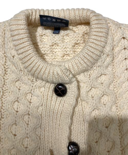 ARAN WOOLEN MILLS（アランウーレンミルズ）aran WOOLEN MILLS (アランウーレンミルズ) ニットカーディガン アイボリー サイズ:XXLの古着・服飾アイテム