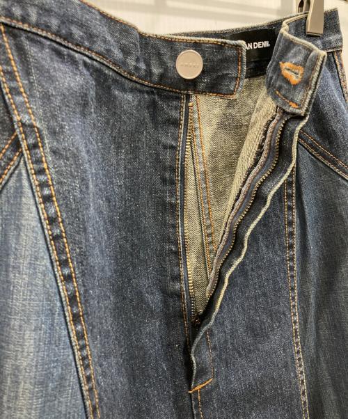 Ameri（アメリ）AMERI (アメリ) TWIN DENIM FLARE SKIRT インディゴ サイズ:Sの古着・服飾アイテム