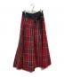 RISLEY（リズレー）の古着「ツイードラップスカート」｜レッド