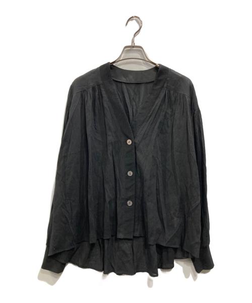 COLLAGE GALLARDAGALANTE（コラージュ ガリャルダガランテ）COLLAGE GALLARDAGALANTE (コラージュ ガリャルダガランテ) シアーシャツカーデ ブラック サイズ:Fの古着・服飾アイテム