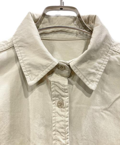 BABYLONE（バビロン）BABYLONE (バビロン) オーバーサイズミリタリーシャツ ベージュ サイズ:Fの古着・服飾アイテム