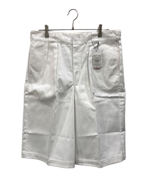 LFYT（エルエフワイティー）LFYT (エルエフワイティー) Dickies (ディッキーズ) バギーハーフパンツ ホワイト サイズ:91cm W36の古着・服飾アイテム