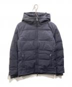AKM Contemporaryエーケーエムコンテンポラリー）の古着「スタンドネック レイヤード ダウンジャケット」｜ネイビー