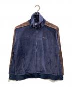 JOURNAL STANDARD relume×PUMAジャーナルスタンダード レリューム×プーマ）の古着「別注”T7”ベロアトラックジャケット」｜ネイビー