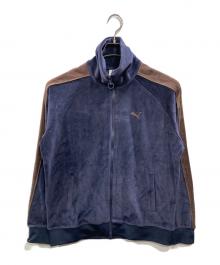 JOURNAL STANDARD relume×PUMA（ジャーナルスタンダード レリューム×プーマ）の古着「別注”T7”ベロアトラックジャケット」｜ネイビー