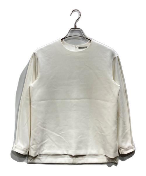 theory luxe（セオリーリュクス）theory luxe (セオリーリュクス) ジャージー素材プルオーバーブラウス ホワイト サイズ:38の古着・服飾アイテム