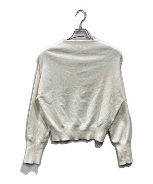 COCODEAL（ココディール）COCODEAL (ココディール) ドレープオフショルニット ホワイト サイズ:2の古着・服飾アイテム