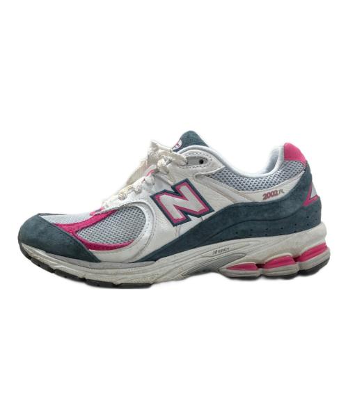 NEW BALANCE（ニューバランス）NEW BALANCE (ニューバランス) ローカットスニーカー ホワイト×ピンク サイズ:25.5cmの古着・服飾アイテム