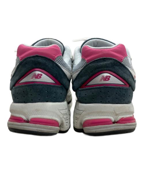 NEW BALANCE（ニューバランス）NEW BALANCE (ニューバランス) ローカットスニーカー ホワイト×ピンク サイズ:25.5cmの古着・服飾アイテム
