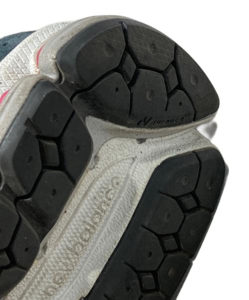 NEW BALANCE（ニューバランス）NEW BALANCE (ニューバランス) ローカットスニーカー ホワイト×ピンク サイズ:25.5cmの古着・服飾アイテム