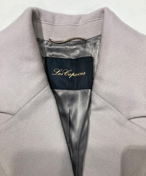 Les Copains（レコパン）Les Copains (レコパン) チェスターコート ピンク サイズ:42の古着・服飾アイテム