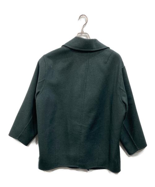 23区（ニジュウサンク）23区 (ニジュウサンク) MANTECOPureリバー Pコート グリーン サイズ:48の古着・服飾アイテム