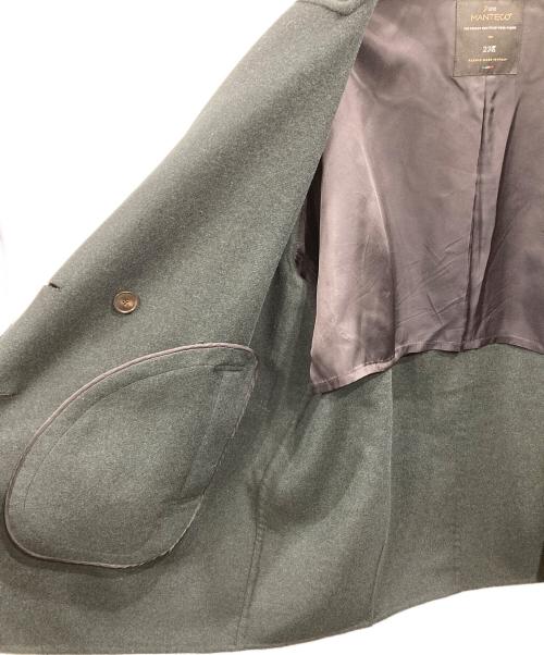 23区（ニジュウサンク）23区 (ニジュウサンク) MANTECOPureリバー Pコート グリーン サイズ:48の古着・服飾アイテム