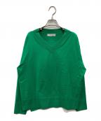 UNFILOアンフィーロ）の古着「マイビューティニット Vネック」｜グリーン