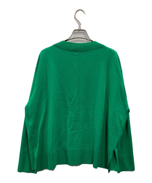 UNFILO（アンフィーロ）UNFILO (アンフィーロ) マイビューティニット Vネック グリーン サイズ:XLの古着・服飾アイテム