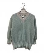 UNITED ARROWS TOKYOユナイテッドアローズトウキョウ）の古着「カラーヤーン Vネック ニット」｜ミント