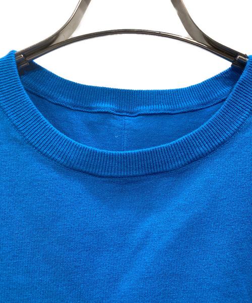 UNFILO（アンフィーロ）UNFILO (アンフィーロ) マイビューティ クルーネック ニット ブルー サイズ:XL 未使用品の古着・服飾アイテム