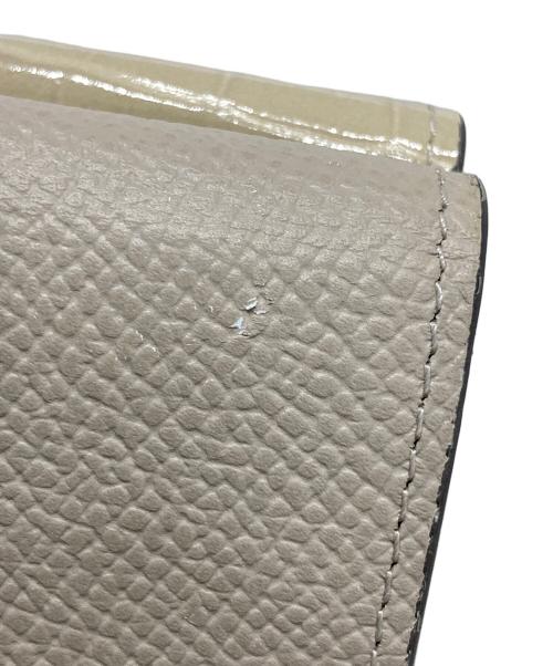 bonaventura（ボナベンチュラ）BONAVENTURA (ボナベンチュラ) 3つ折り財布 ベージュの古着・服飾アイテム