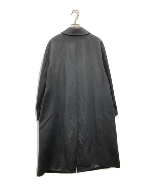23区（ニジュウサンク）23区 (ニジュウサンク) ウールカシミヤビーバー チェスターコート ブラック サイズ:46の古着・服飾アイテム