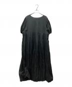 23区ニジュウサンク）の古着「ソフトコットンローン ティアード ワンピース」｜ブラック